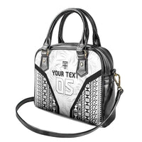 Custom Fiji 2026 Rugby Shoulder Handbag Fijian Tapa Pattern LT05 - Polynesian Pride