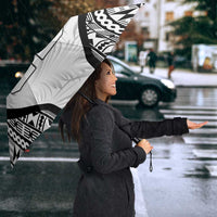 Custom Fiji 2026 Rugby Umbrella Fijian Tapa Pattern LT05 - Polynesian Pride