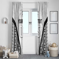 Custom Fiji 2026 Rugby Window Curtain Fijian Tapa Pattern LT05 - Polynesian Pride