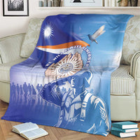 Marshall Islands Remembrance Day Blanket We Will Always Remember LT05 - Polynesian Pride