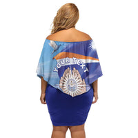 Personalised Marshall Islands Remembrance Day Family Matching Off Shoulder Short Dress and Hawaiian Shirt We Will Always Remember
