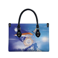Marshall Islands Remembrance Day Leather Bag We Will Always Remember LT05 - Polynesian Pride