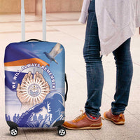 Marshall Islands Remembrance Day Luggage Cover We Will Always Remember LT05 Blue - Polynesian Pride
