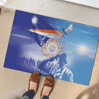Marshall Islands Remembrance Day Rubber Doormat We Will Always Remember LT05 - Polynesian Pride