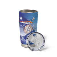 Personalised Marshall Islands Remembrance Day Tumbler Cup We Will Always Remember LT05 - Polynesian Pride