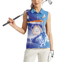 Personalised Marshall Islands Remembrance Day Women Sleeveless Polo Shirt We Will Always Remember LT05 - Polynesian Pride