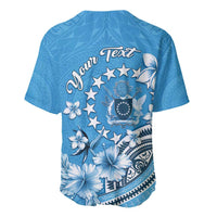 Personalised Penrhyn Gospel Day Baseball Jersey Cook Islands Tribal Pattern