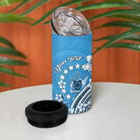 Personalised Penrhyn Gospel Day 4 in 1 Can Cooler Tumbler Cook Islands Tribal Pattern LT05 - Polynesian Pride