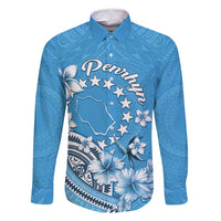 Personalised Penrhyn Gospel Day Family Matching Off Shoulder Short Dress and Hawaiian Shirt Cook Islands Tribal Pattern