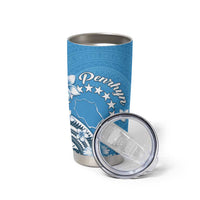 Personalised Penrhyn Gospel Day Tumbler Cup Cook Islands Tribal Pattern LT05 - Polynesian Pride