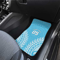 Custom Cook Islands Mauke Car Mats Polynesian Tribal Tattoo