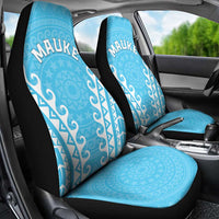 Custom Cook Islands Mauke Car Seat Cover Polynesian Tribal Tattoo