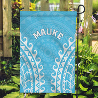 Cook Islands Mauke Garden Flag Polynesian Tribal Tattoo LT05 Garden Flag Baby Blue - Polynesian Pride