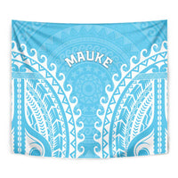 Custom Cook Islands Mauke Tapestry Polynesian Tribal Tattoo