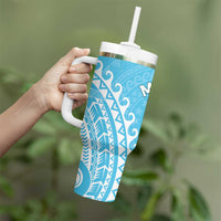 Cook Islands Mauke Tumbler With Handle Polynesian Tribal Tattoo LT05 - Polynesian Pride