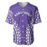 Custom Cook Islands Rarotonga Baseball Jersey Polynesian Tribal Tattoo