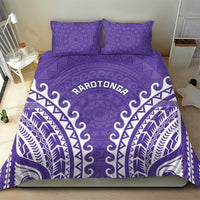 Custom Cook Islands Rarotonga Bedding Set Polynesian Tribal Tattoo