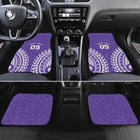 Custom Cook Islands Rarotonga Car Mats Polynesian Tribal Tattoo