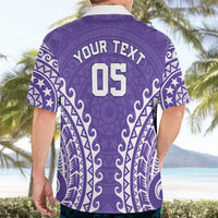 Custom Cook Islands Rarotonga Hawaiian Shirt Polynesian Tribal Tattoo