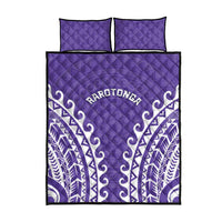 Custom Cook Islands Rarotonga Quilt Bed Set Polynesian Tribal Tattoo