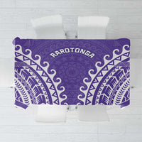 Cook Islands Rarotonga Tablecloth Polynesian Tribal Tattoo LT05 Purple - Polynesian Pride