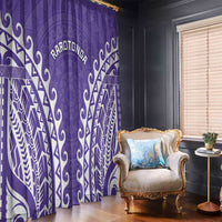 Cook Islands Rarotonga Window Curtain Polynesian Tribal Tattoo LT05 - Polynesian Pride