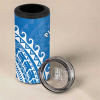 Cook Islands Pukapuka 4 in 1 Can Cooler Tumbler Polynesian Tribal Tattoo LT05 - Polynesian Pride
