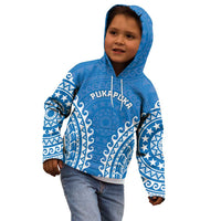 Custom Cook Islands Pukapuka Kid Hoodie Polynesian Tribal Tattoo