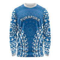 Custom Cook Islands Pukapuka Long Sleeve Shirt Polynesian Tribal Tattoo