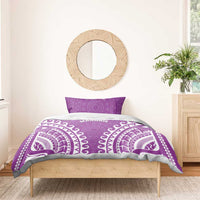 Custom Cook Islands Mangaia Bedding Set Polynesian Tribal Tattoo