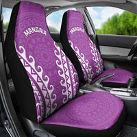Custom Cook Islands Mangaia Car Seat Cover Polynesian Tribal Tattoo