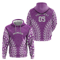 Custom Cook Islands Mangaia Hoodie Polynesian Tribal Tattoo