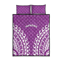 Cook Islands Mangaia Quilt Bed Set Polynesian Tribal Tattoo LT05 - Polynesian Pride