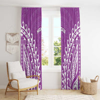 Cook Islands Mangaia Window Curtain Polynesian Tribal Tattoo LT05 - Polynesian Pride
