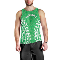 Custom Cook Islands Mitiaro Men Tank Top Polynesian Tribal Tattoo LT05 - Polynesian Pride