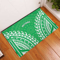Cook Islands Mitiaro Rubber Doormat Polynesian Tribal Tattoo LT05 - Polynesian Pride