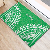 Cook Islands Mitiaro Rubber Doormat Polynesian Tribal Tattoo LT05 - Polynesian Pride