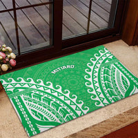 Cook Islands Mitiaro Rubber Doormat Polynesian Tribal Tattoo LT05 - Polynesian Pride