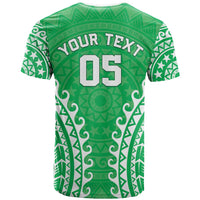 Custom Cook Islands Mitiaro T Shirt Polynesian Tribal Tattoo