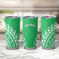Cook Islands Mitiaro Tumbler Cup Polynesian Tribal Tattoo LT05 - Polynesian Pride