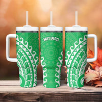 Cook Islands Mitiaro Tumbler With Handle Polynesian Tribal Tattoo LT05 - Polynesian Pride
