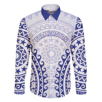 Custom Cook Islands Palmerston Family Matching Long Sleeve Bodycon Dress and Hawaiian Shirt Polynesian Tribal Tattoo