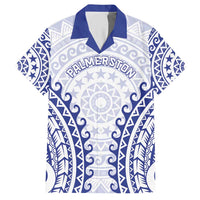 Custom Cook Islands Palmerston Hawaiian Shirt Polynesian Tribal Tattoo