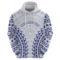 Custom Cook Islands Palmerston Hoodie Polynesian Tribal Tattoo