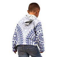 Custom Cook Islands Palmerston Kid Hoodie Polynesian Tribal Tattoo