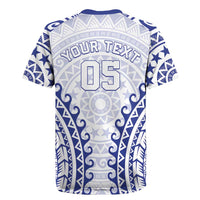 Custom Cook Islands Palmerston Rugby Jersey Polynesian Tribal Tattoo