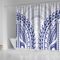 Custom Cook Islands Palmerston Shower Curtain Polynesian Tribal Tattoo