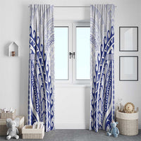 Cook Islands Palmerston Window Curtain Polynesian Tribal Tattoo LT05 - Polynesian Pride