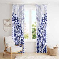 Cook Islands Palmerston Window Curtain Polynesian Tribal Tattoo LT05 - Polynesian Pride