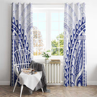 Cook Islands Palmerston Window Curtain Polynesian Tribal Tattoo LT05 - Polynesian Pride